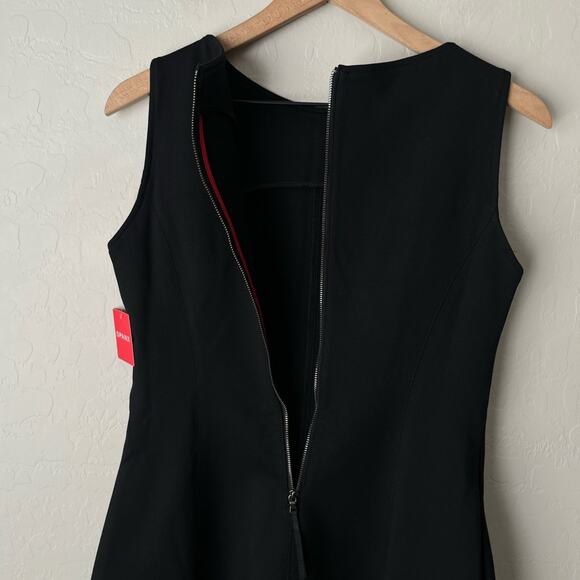 Spanx fit & flare dress with pockets black small NWT - Picture 8 of 11